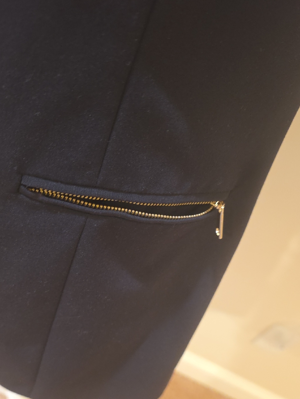 Worthington Black Sleeveless Tailored Vest with Zip Pockets - Picture 6 of 13